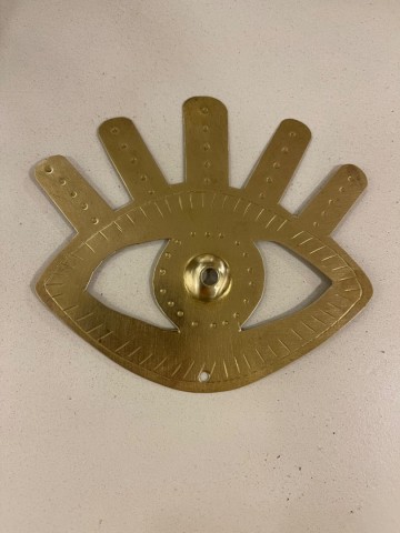 oog decoratie messing