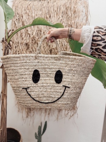 Rieten mand smiley